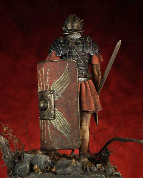 figura de un Legionario Romano en Campa&ntilde;a