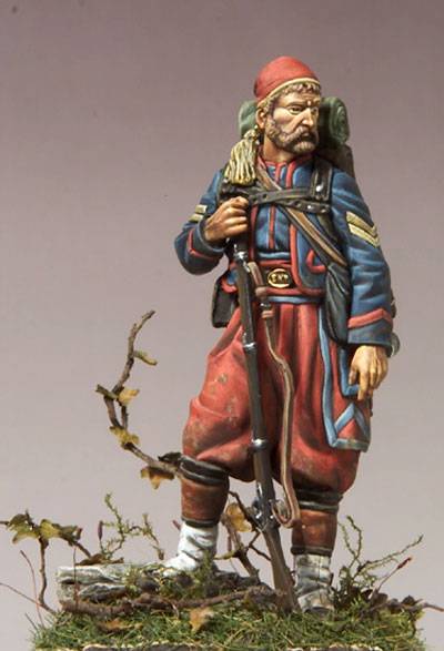  Zuavo de Infanteria 1855 - Escala 54mm