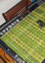 Construccion de Un Estadio de Blood Bowl en una maleta 