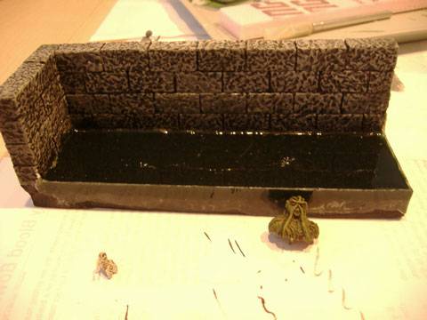 estanque acabado del Estadio para Blood Bowl.