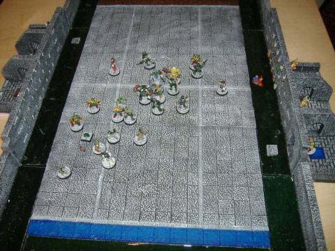 Mesa de Juego del Estadio para Blood Bowl.