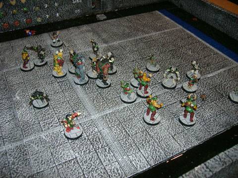 Partida de Blood Bowl