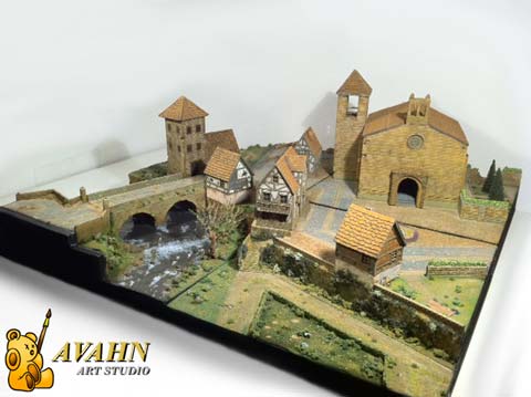 Mesa de Juego Medieval - Escala 28mm