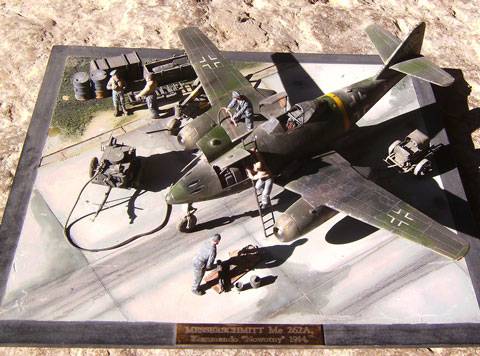 Messerschmitt me 262 A (dragon escala 1/48).  
