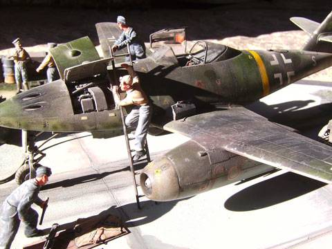 Messerschmitt me 262 A (dragon escala 1/48).  