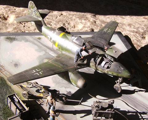 Messerschmitt me 262 A (dragon escala 1/48).  