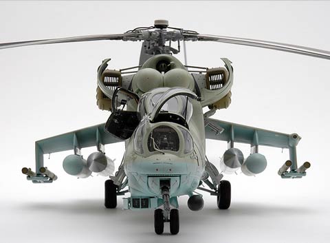 Helicoptero Mil-24 Sovietico a Scratch -  Escala 1/32.  