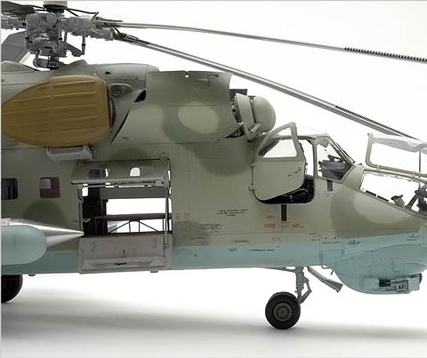 Helicoptero Mil-24 Sovietico a Scratch -  Escala 1/32.  