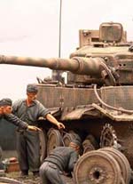 Reparacion de un Tiger en Combate - Escala 1/35