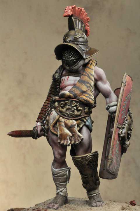 Gladiador Mirmillon - Escala 75mm