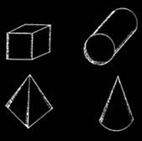 Los modelos de papel se basan en formas geom&eacute;tricas b&aacute;sicas: 
