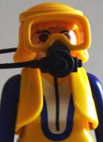 Mujer Submarinista de Playmobil. 