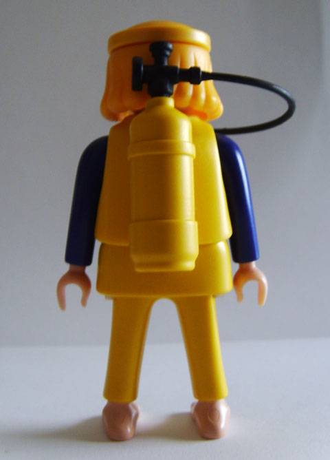 Mujer Submarinista de Playmobil. 