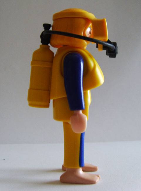 Mujer Submarinista de Playmobil. 