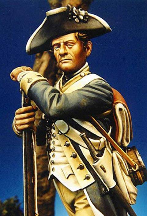 Soldado de Infanter&iacute;a, Rgto. New York - 70 mm.