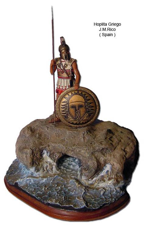 Hoplita Griego - Escala 90 mm. - Metal