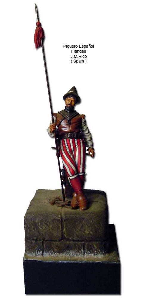 Piquero Espa&ntilde;ol en Flandes - Escala 54 mm. - Metal