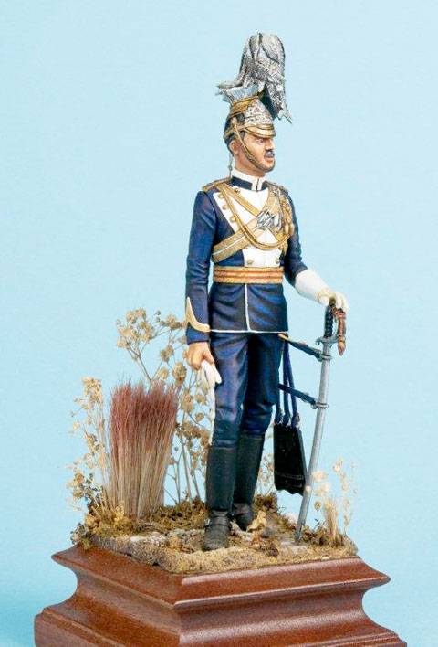 Oficial del 17th de Lanceros - Escala 100mm