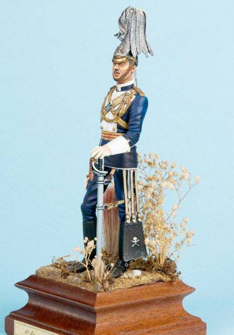 Oficial del 17th de Lanceros - Escala 100mm