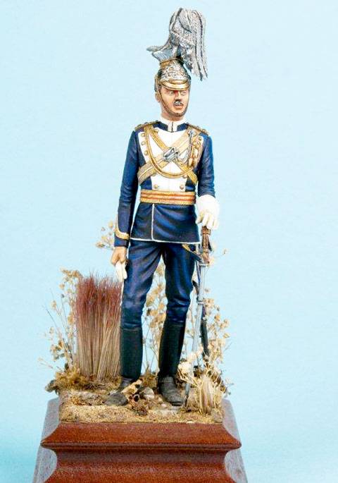 Oficial del 17th de Lanceros - Escala 100mm