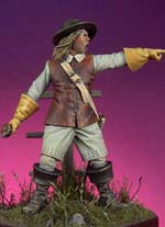 Oficial del Regimiento Okeys - Naseby 1645