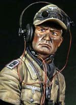 Busto 3 de un Oficial de Comunicaciones de un Panzer - Escala 1/10