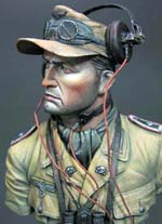 Busto 2 de un Oficial de Comunicaciones de un Panzer - Escala 1/10