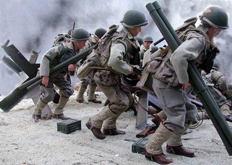 Desembarco en la PLaya de Omaha a escala 1:6