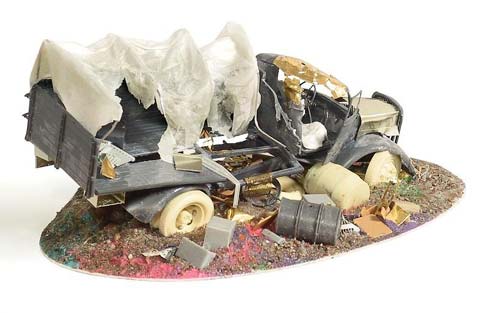 Diorama Opel Blitz Destrozado - Escala 1/35