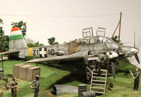 Operacion de Mantenimiento de Aviones - Escala 1:48