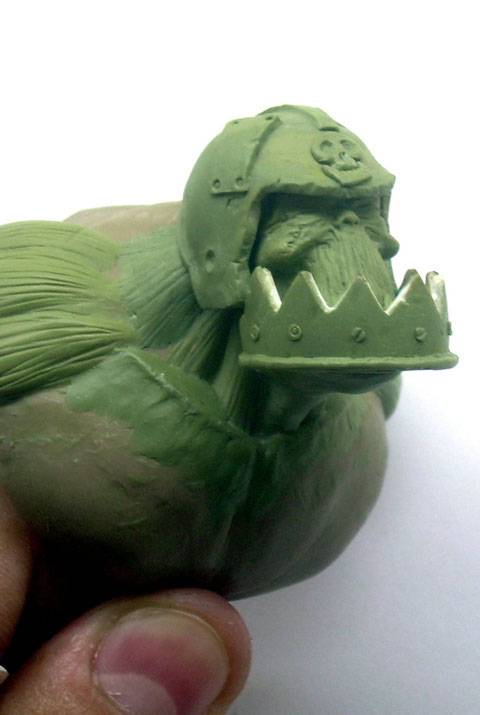 Creaci&oacute;n del busto de un Marine Orco - Paso 4
