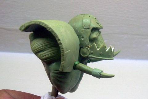 Creaci&oacute;n del busto de un Marine Orco - Paso 8