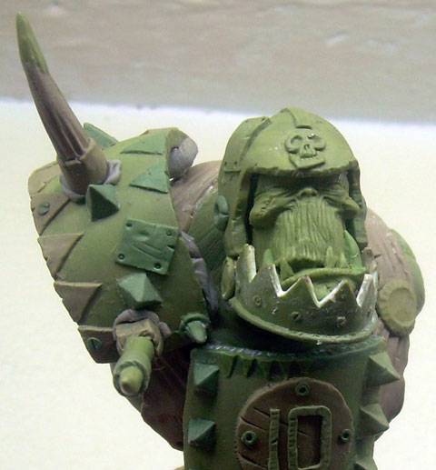 Creaci&oacute;n del busto de un Marine Orco - Paso 12