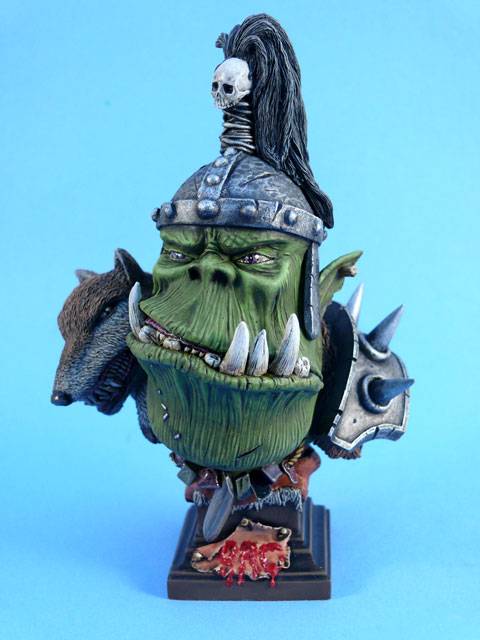 Busto Orco de la Calavera. 