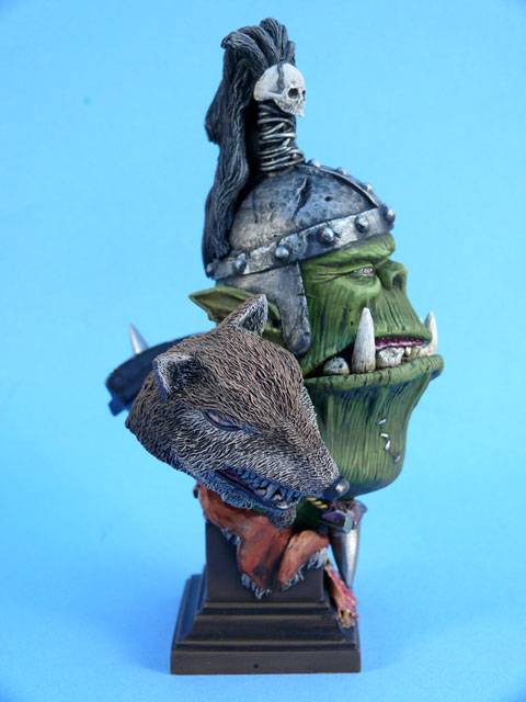 Busto Orco de la Calavera. 