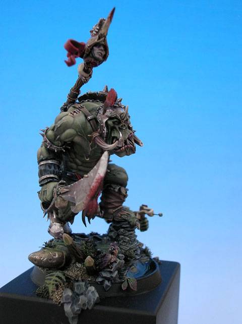 orco armado hasta los dientes y abanderado portaestandarte 3