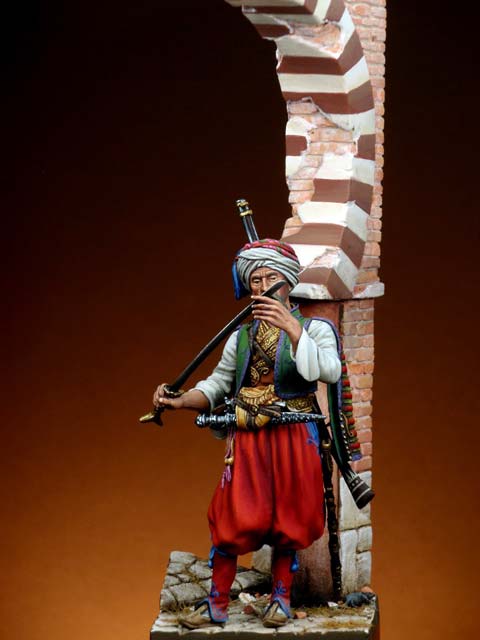 Guerrero Otomano - 1821 - Escala 90mm