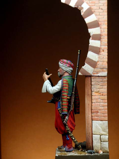 Guerrero Otomano - 1821 - Escala 90mm