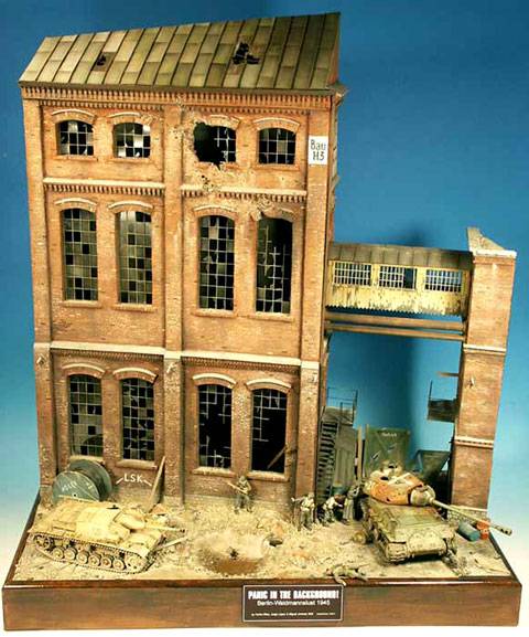 Diorama - Panico en la Fabrica. 