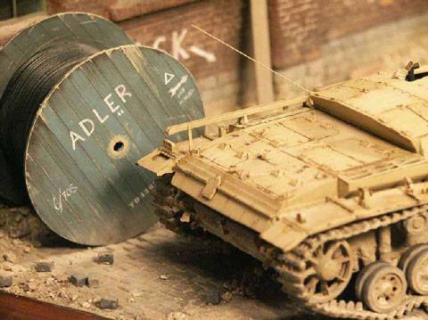 Diorama - Panico en la Fabrica. 