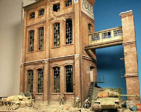 Diorama - Panico en la Fabrica. 