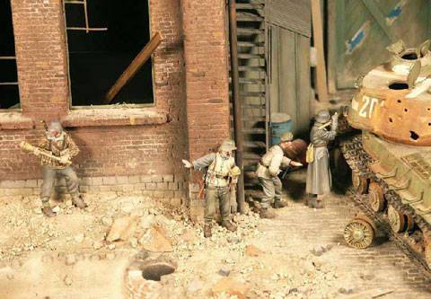Diorama - Panico en la Fabrica. 