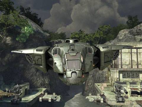 Planos de la Nave de desembarco D-77 Pelican ( Dropship ) perteneciente al videojuego futurista de acci&oacute;n  Halo 3