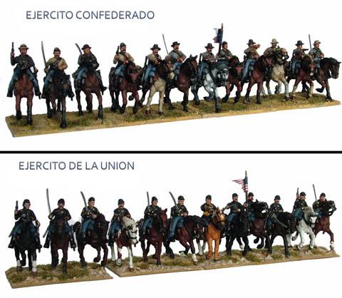 ej&eacute;rcitos de la Uni&oacute;n y Confederados 