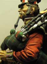 Busto Highlander Piperth 71th Rgt - Escala 150mm