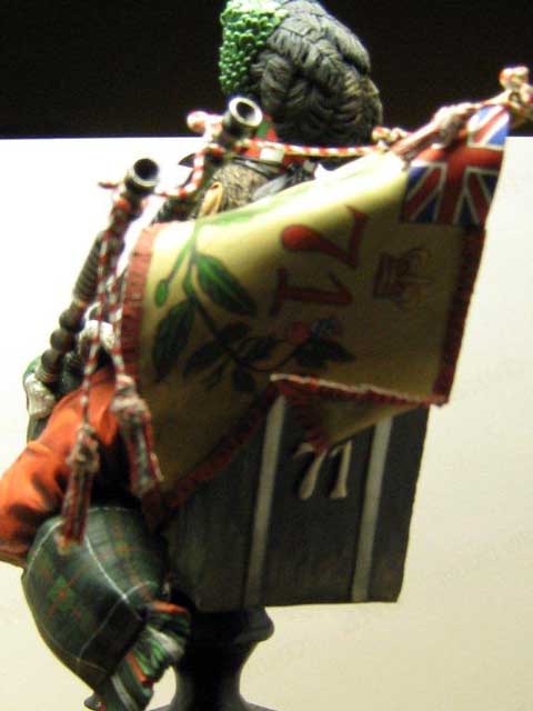 Busto Highlander Piperth 71th Rgt - Escala 150mm
