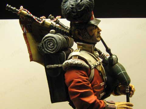Busto Highlander Piperth 71th Rgt - Escala 150mm