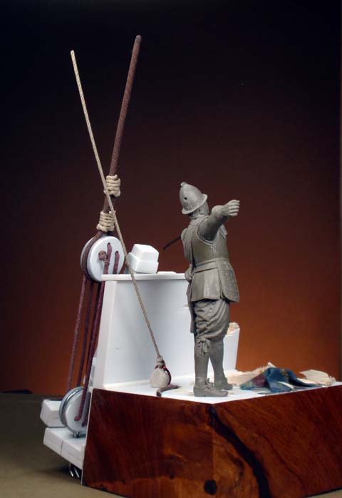 Piquero de Infanter&iacute;a Espa&ntilde;ola del Galeon Santa Teresa - Escala 90mm. 