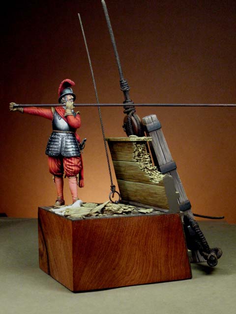 Piquero de Infanter&iacute;a Espa&ntilde;ola del Galeon Santa Teresa - Escala 90mm. 