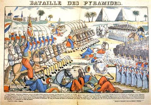 La Batalla de las Pir&aacute;mides tuvo lugar el 21 de julio de 1798